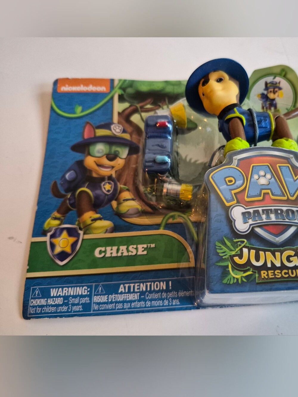 NEW PAW Patrol Jungle Rescue Chase Figure - Blue, Green, Yellow